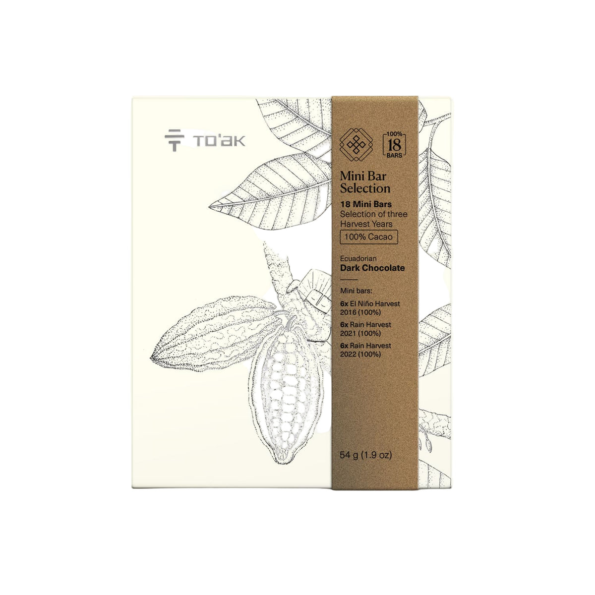 To&#39;ak Signature 100% Variety Selection 18 Mini Bars