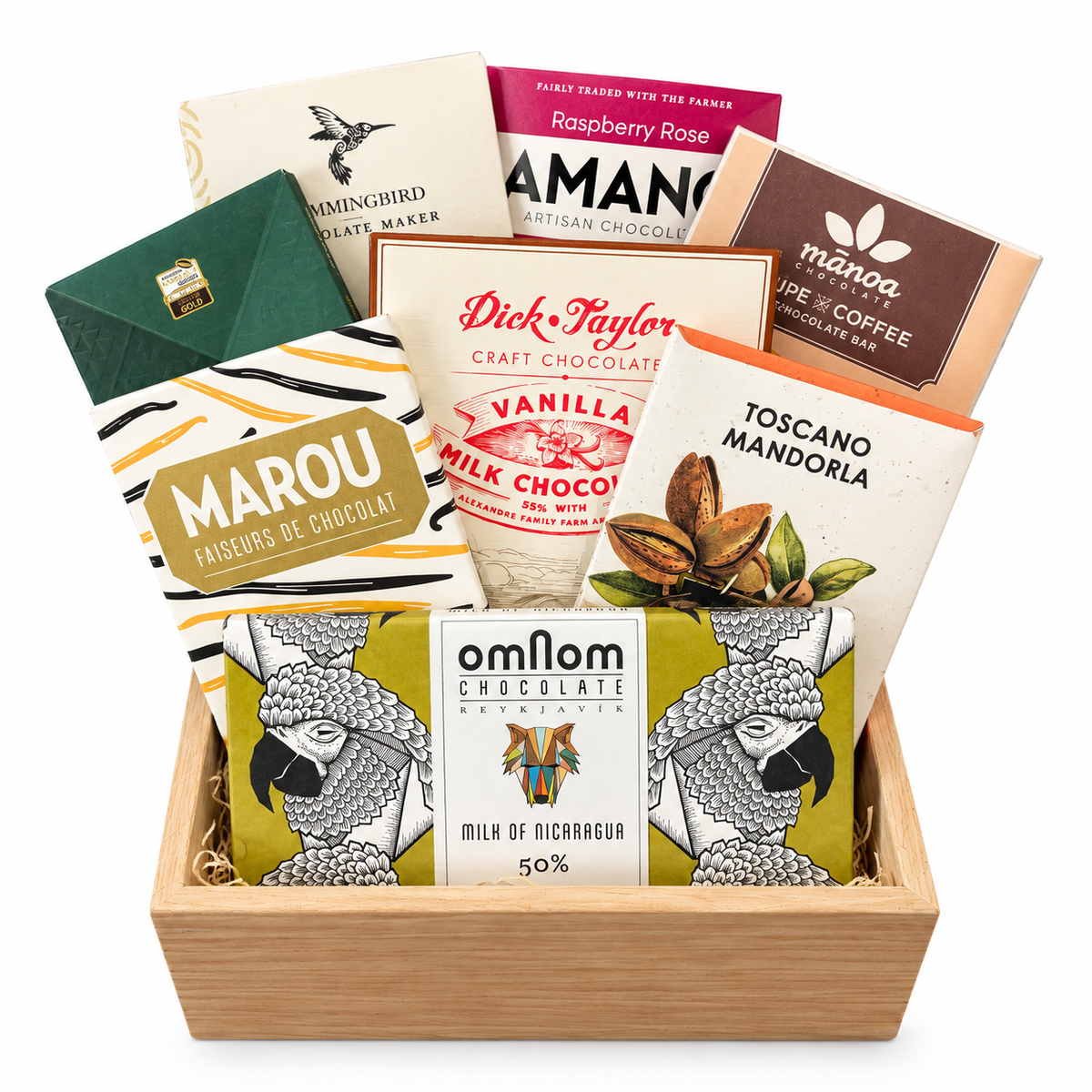 8 Bar Wooden Tray