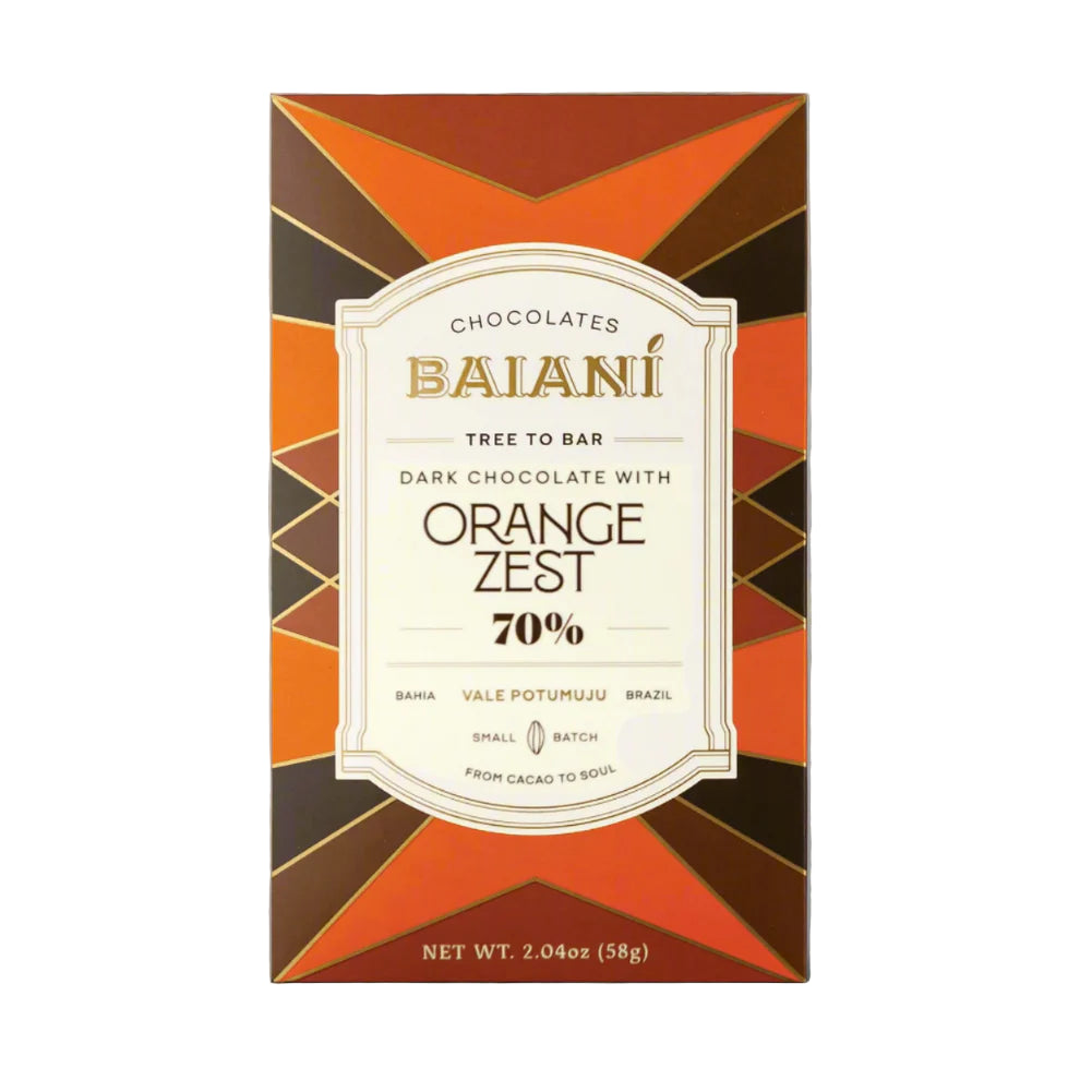 Baiani zeste d'orange 70%