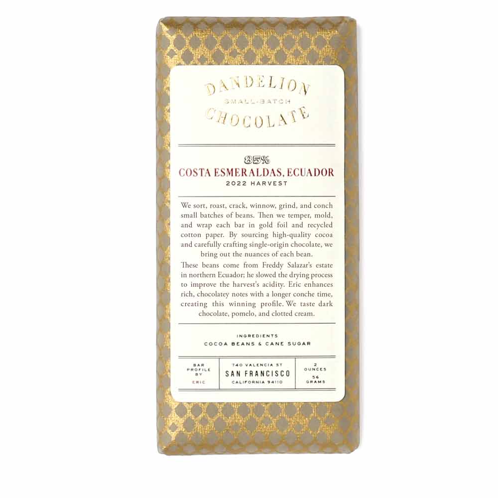 Dandelion Costa Esmeraldas, Ecuador 85%