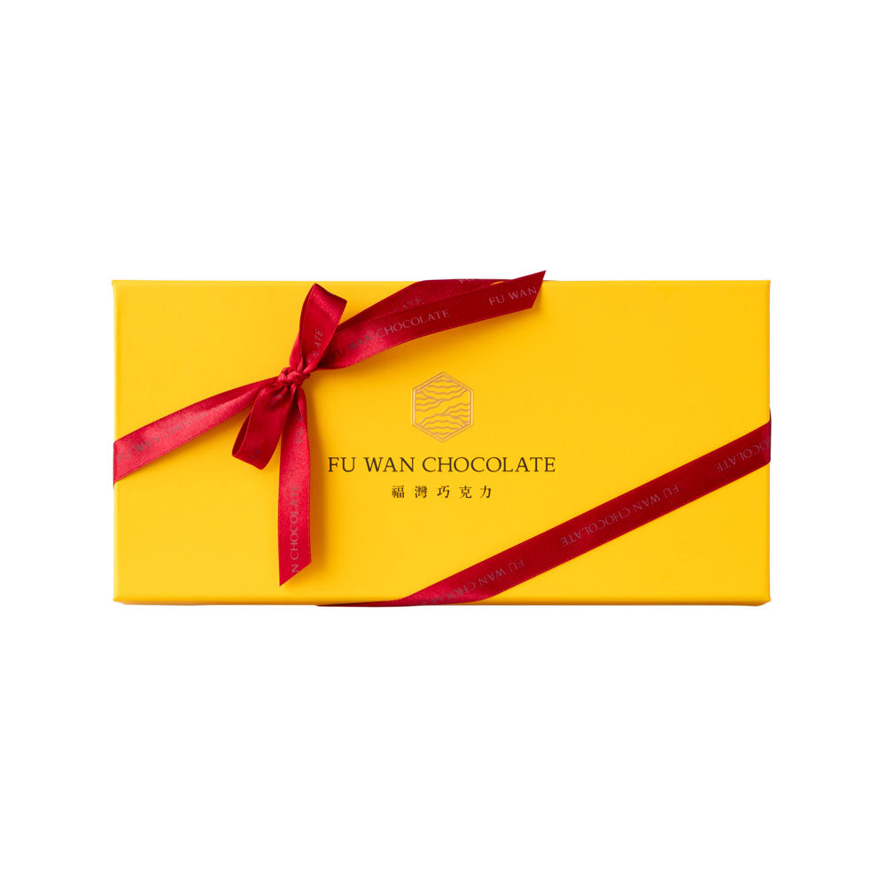 Fu Wan Gift Box, 3 Dark Chocolate Bars with Tea Infusions