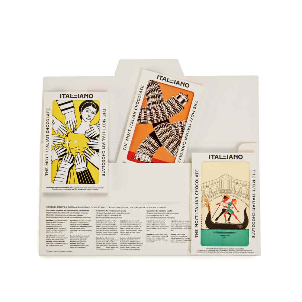 I am Italiano - 3 Bar Gift Box - Iconic Italian Destinations