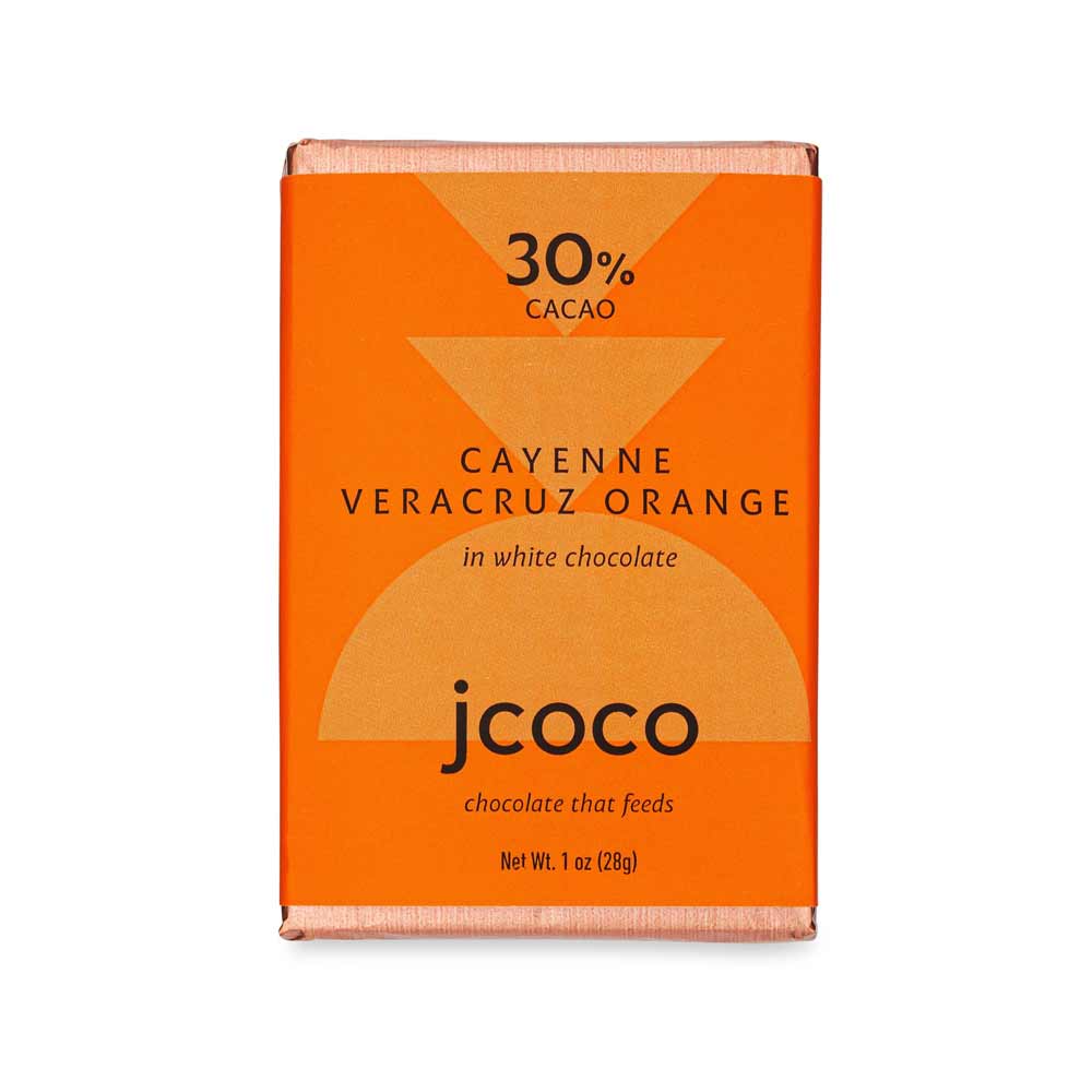 Jcoco Cayenne Veracruz Orange White Chocolate MINI