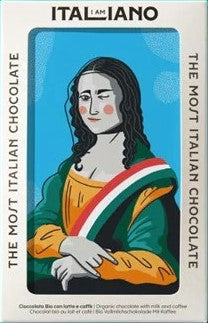 I Am Italiano - Organic Milk &amp; Coffee Chocolate (Mona Lisa)