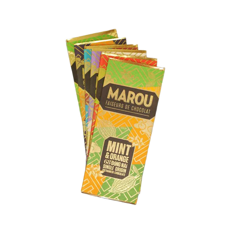 Marou 6 Piece Mini Bar Gift Set - Inclusions - Chocobar