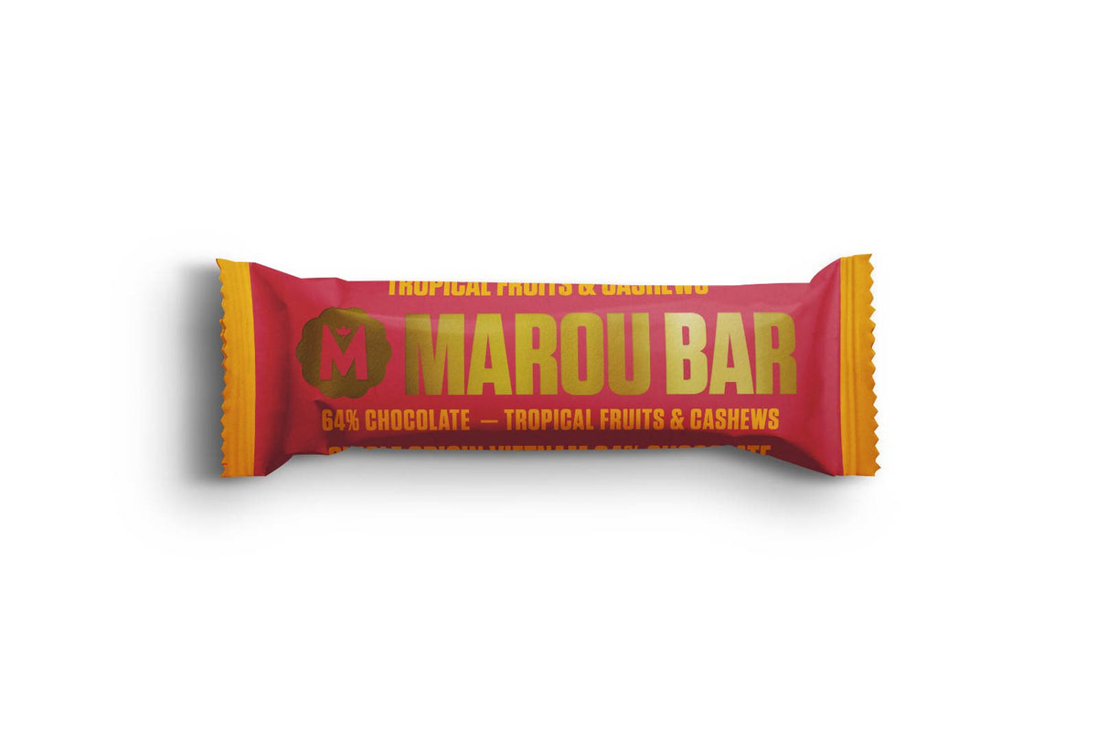Marou Tropical Fruits &amp; Cashews Snack Bar