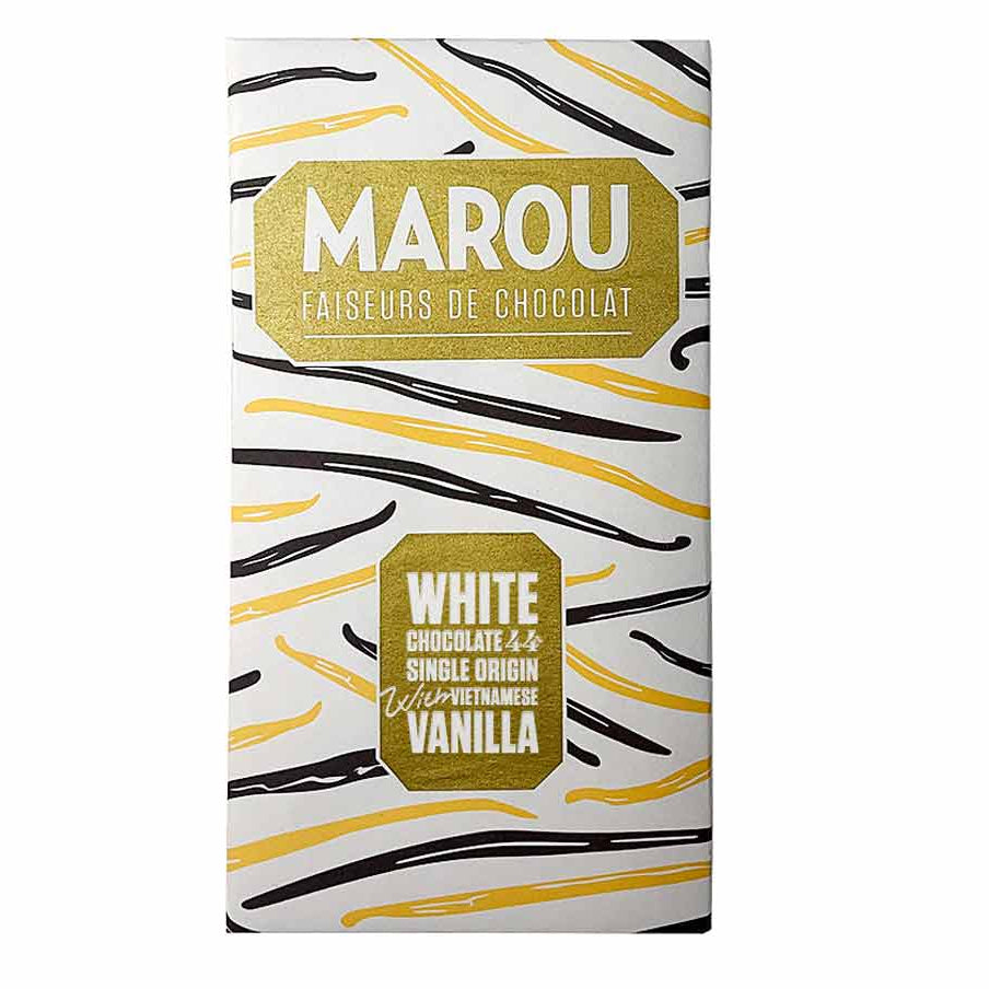 Marou White Chocolate with Vietnamese Vanilla 44%