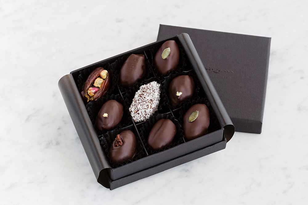 Mirzam Box of Dark Chocolate Dates