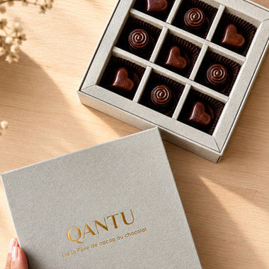 Qantu Hazelnut Praline Box