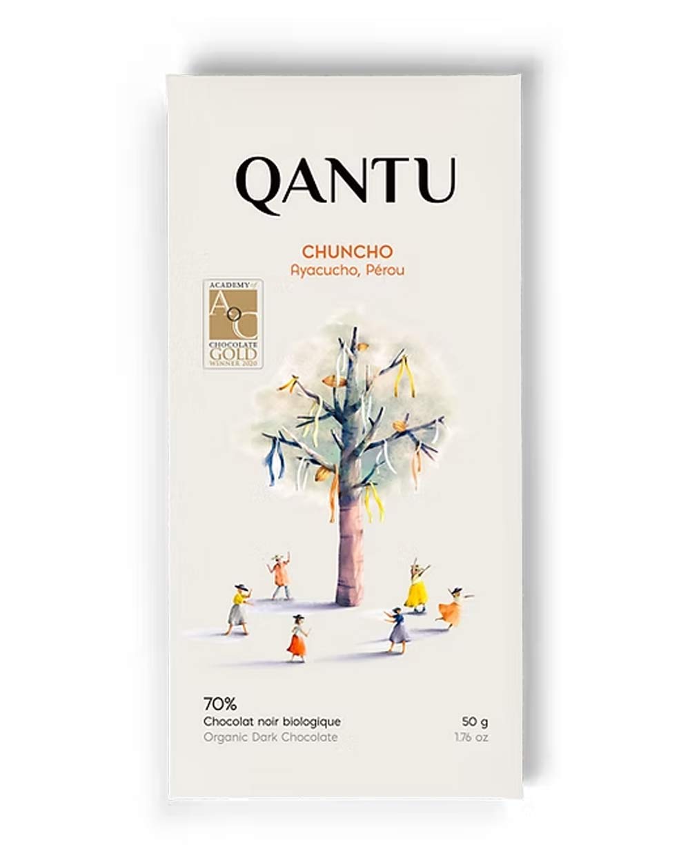 Qantu Chocolat Noir 70 %, "Chuncho"