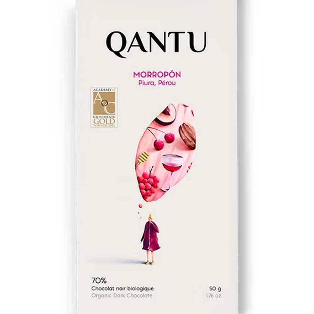 Qantu Chocolat Noir 70 %, "Morropon"