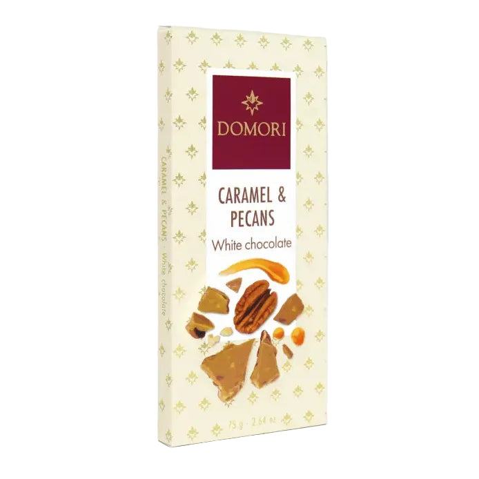 Domori Caramel &amp; Pecans White Chocolate