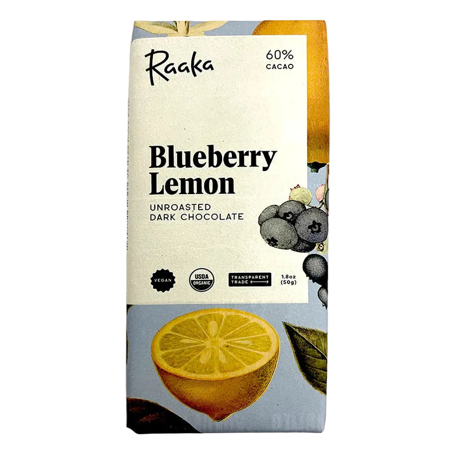 Raaka Blueberry Lemon 60%