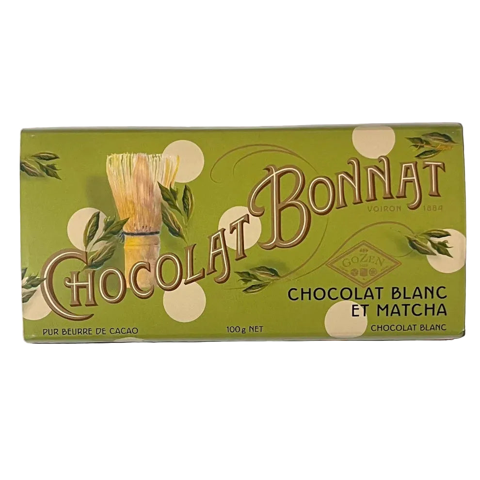 Bonnat Chocolate blanc ivoire et matcha