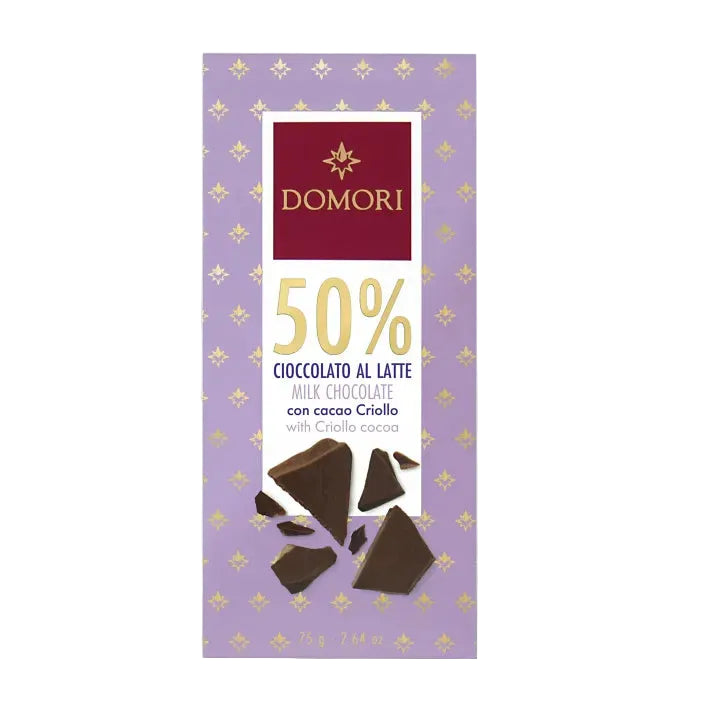 Domori chocolat au lait 50 %
