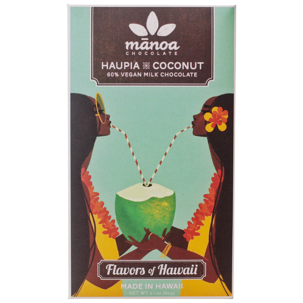 Manoa Haupia Coconut Vegan Milk Chocolate 60%
