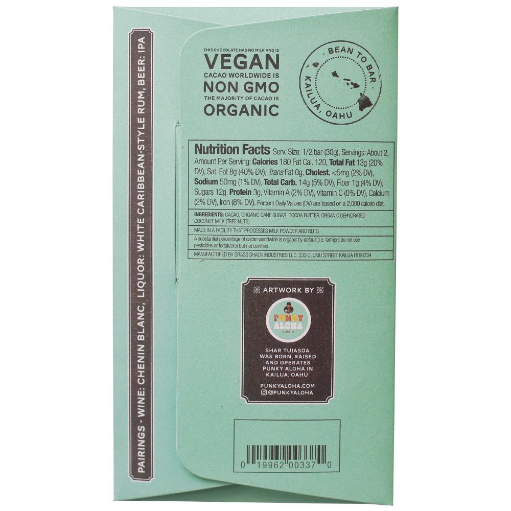 Manoa Haupia Coconut Vegan Milk Chocolate 60%