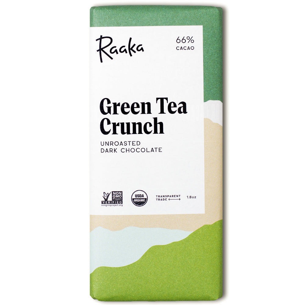 Raaka Green Tea Crunch 66%