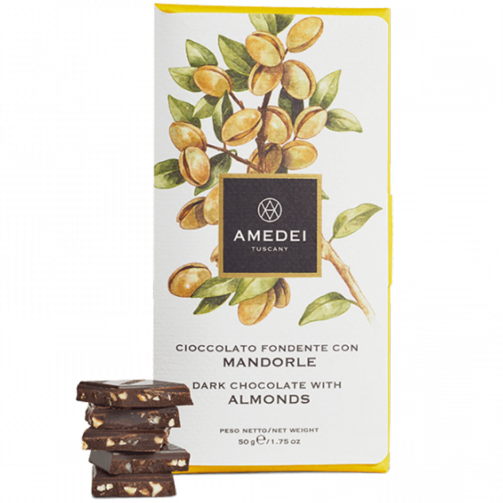 Amedei Mandorle, Dark Chocolate with Almonds