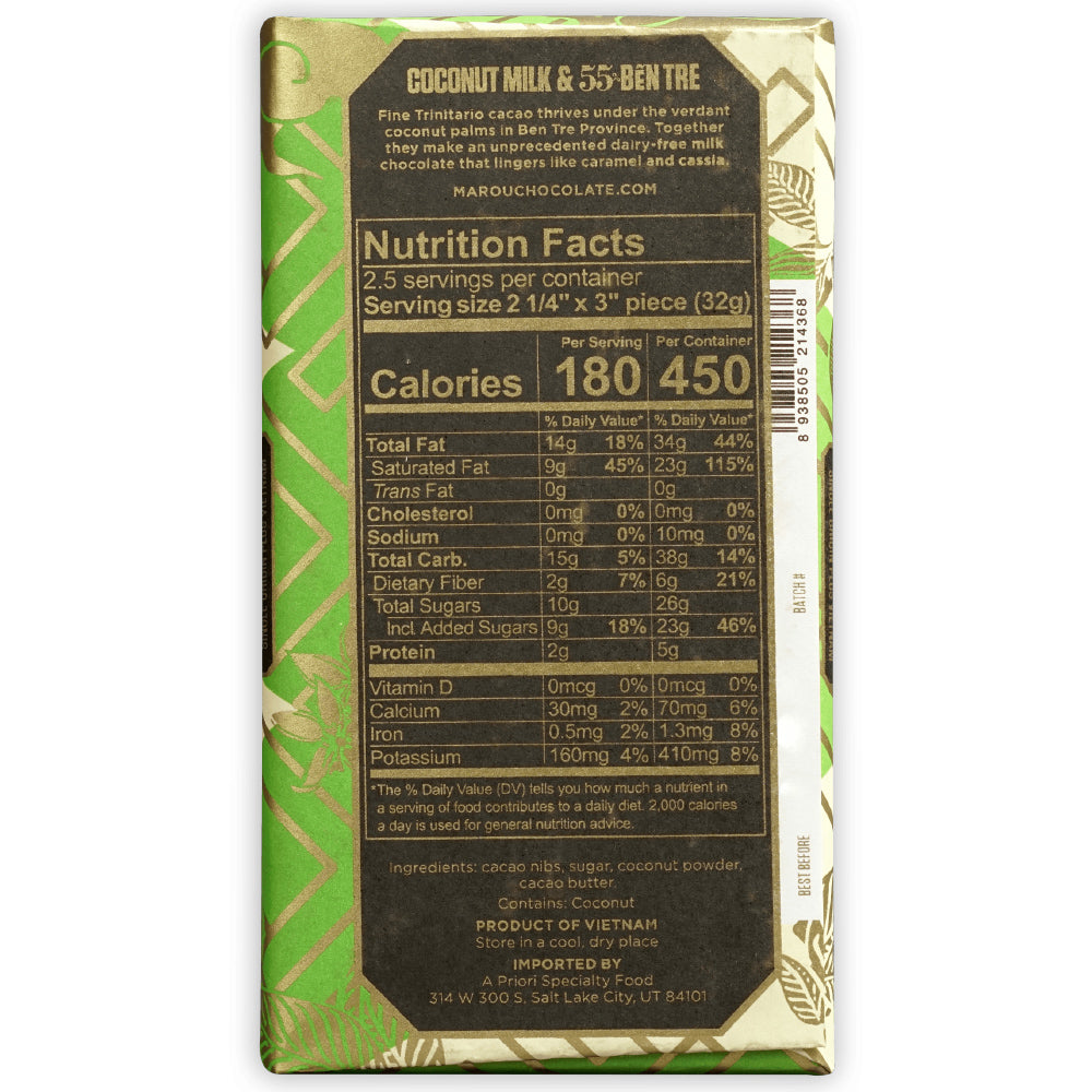 Marou Coconut Milk &amp; Ben Tre 55%